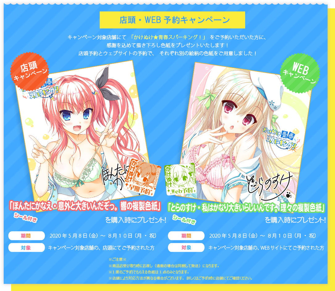 店頭・ＷＥＢ予約特典